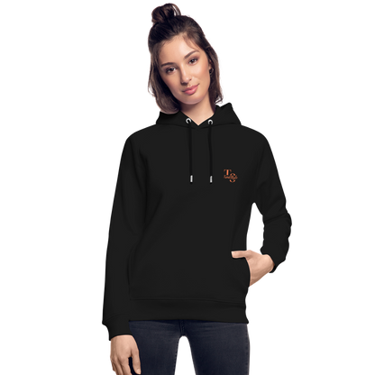 Unisex Bio-Hoodie "Life is better without fear" - black