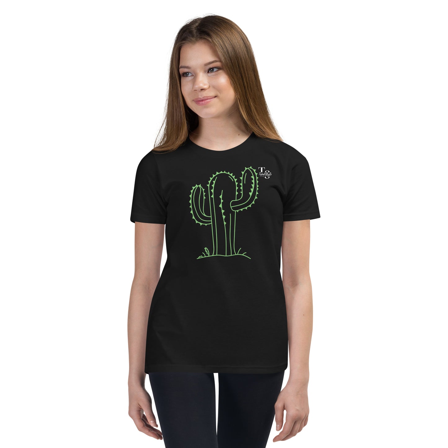 T-Shirt für Teens "Happy Cactus"